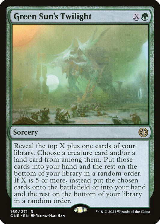 Green Sun's Twilight - carta Magic The Gathering