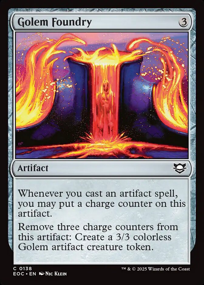 Golem Foundry - carta Magic The Gathering