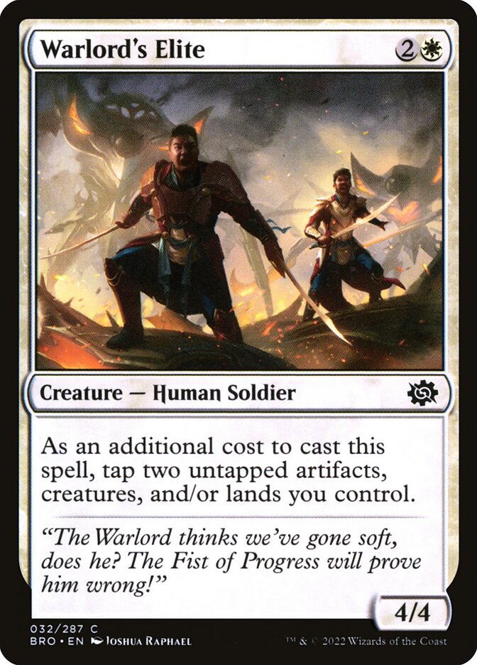 Warlord's Elite - carta Magic The Gathering