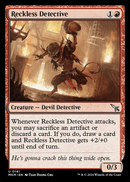 Reckless Detective - carta Magic The Gathering