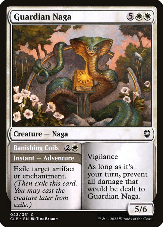 Guardian Naga // Banishing Coils - CLB-023-NF-STD