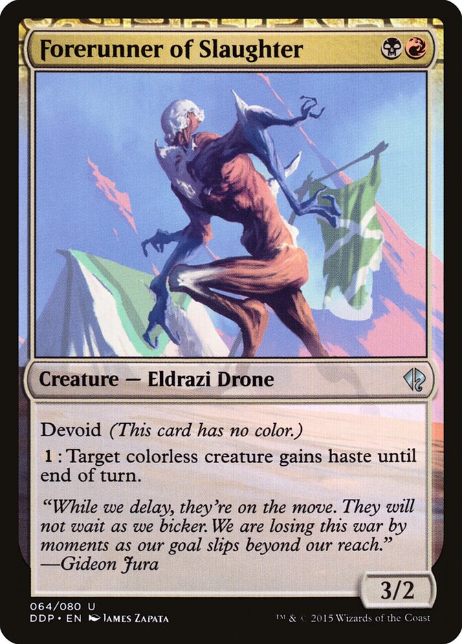 Forerunner of Slaughter - carta Magic The Gathering
