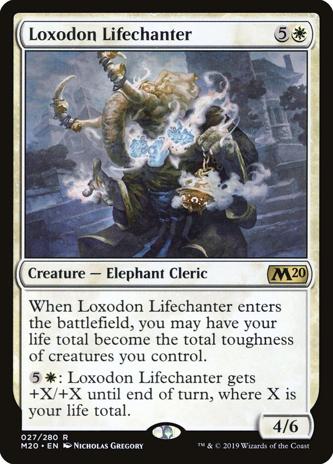 Loxodon Lifechanter - carta Magic The Gathering