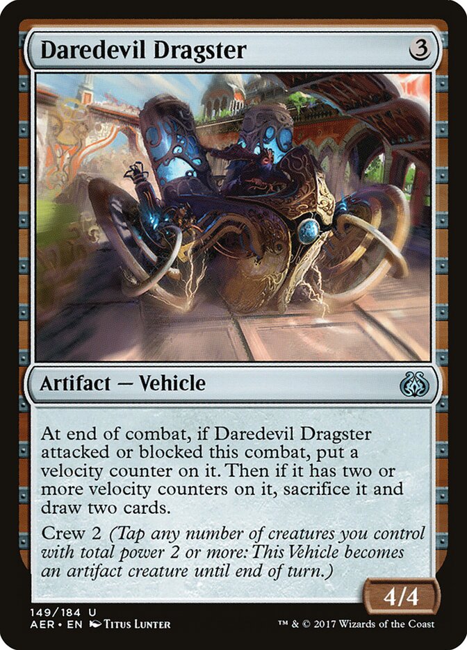 Daredevil Dragster - carta Magic The Gathering