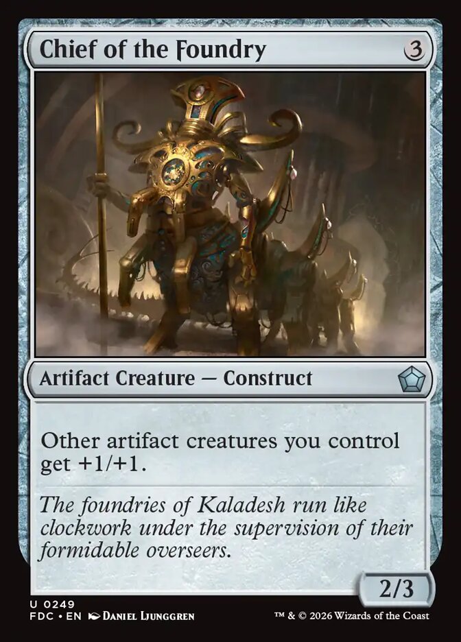 Chief of the Foundry - carta Magic The Gathering