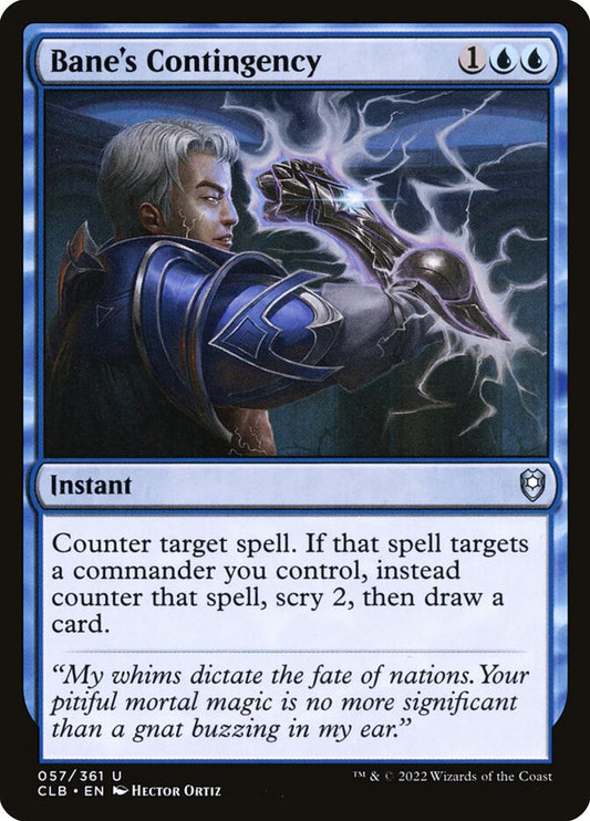 Bane's Contingency - carta Magic The Gathering