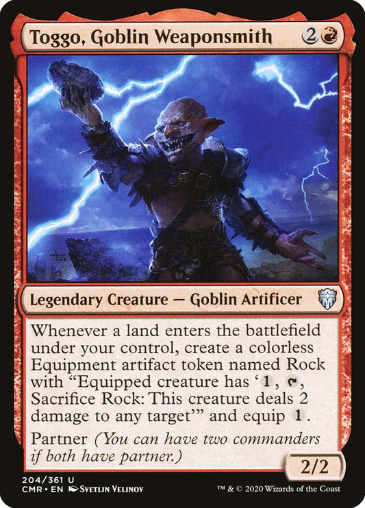 Toggo, Goblin Weaponsmith - carta Magic The Gathering