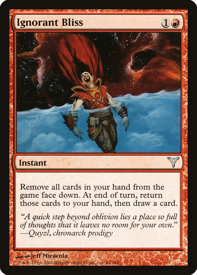 Ignorant Bliss - carta Magic The Gathering