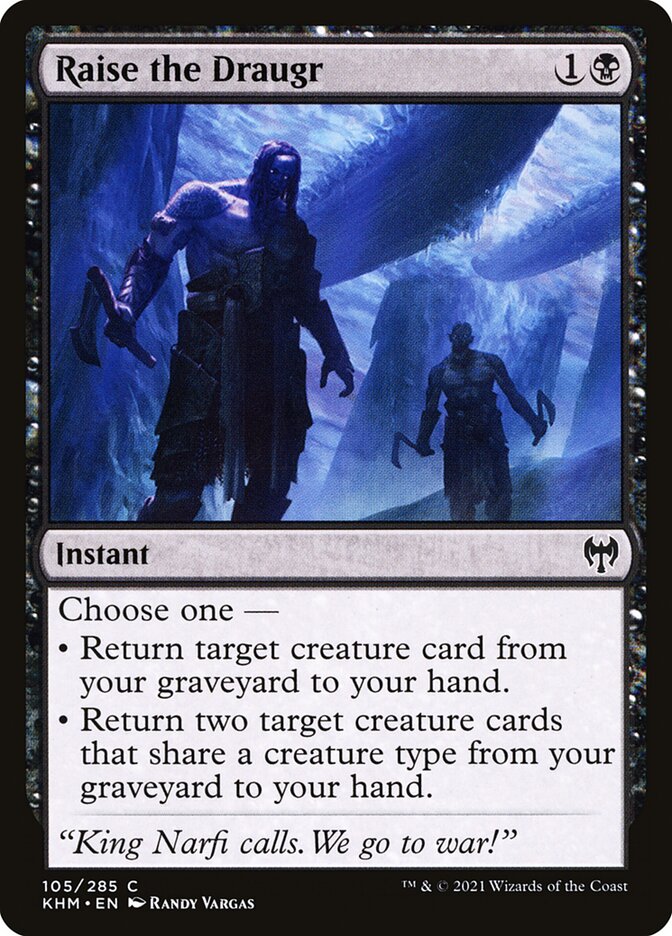 Raise the Draugr - carta Magic The Gathering