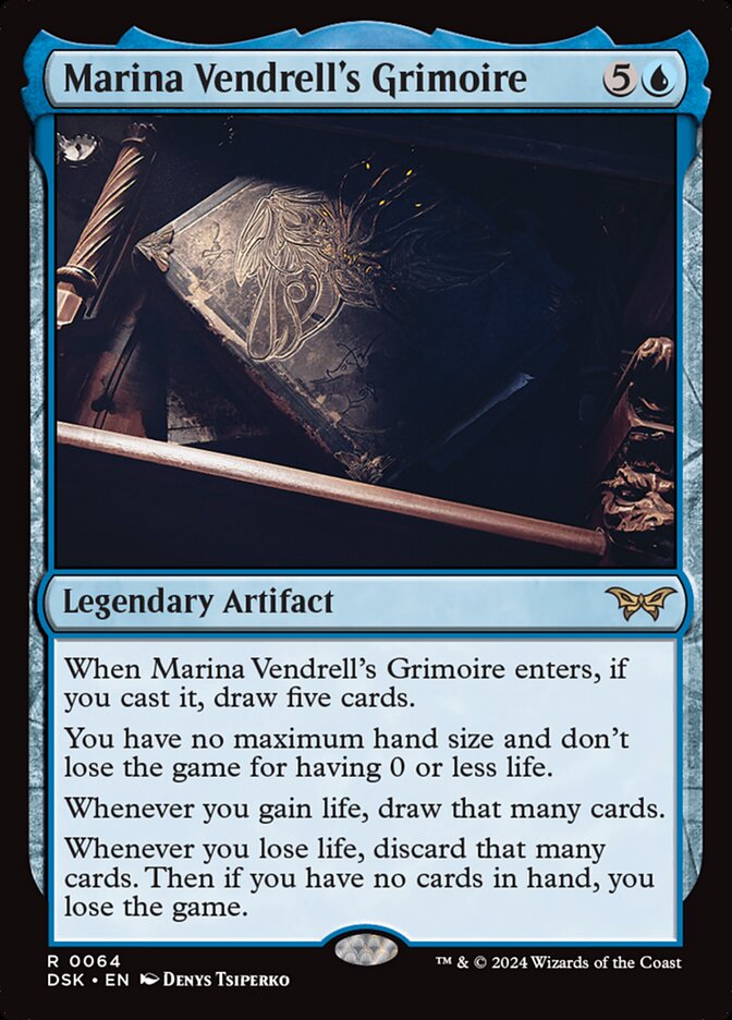 Marina Vendrell's Grimoire - carta Magic The Gathering