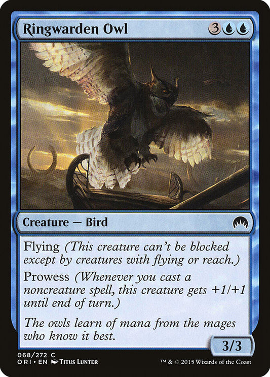 Ringwarden Owl - carta Magic The Gathering
