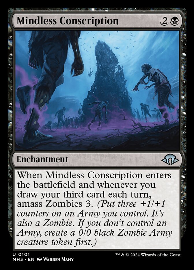 Mindless Conscription - carta Magic The Gathering