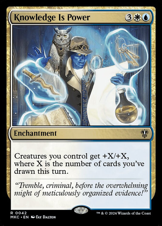 Knowledge Is Power - carta Magic The Gathering
