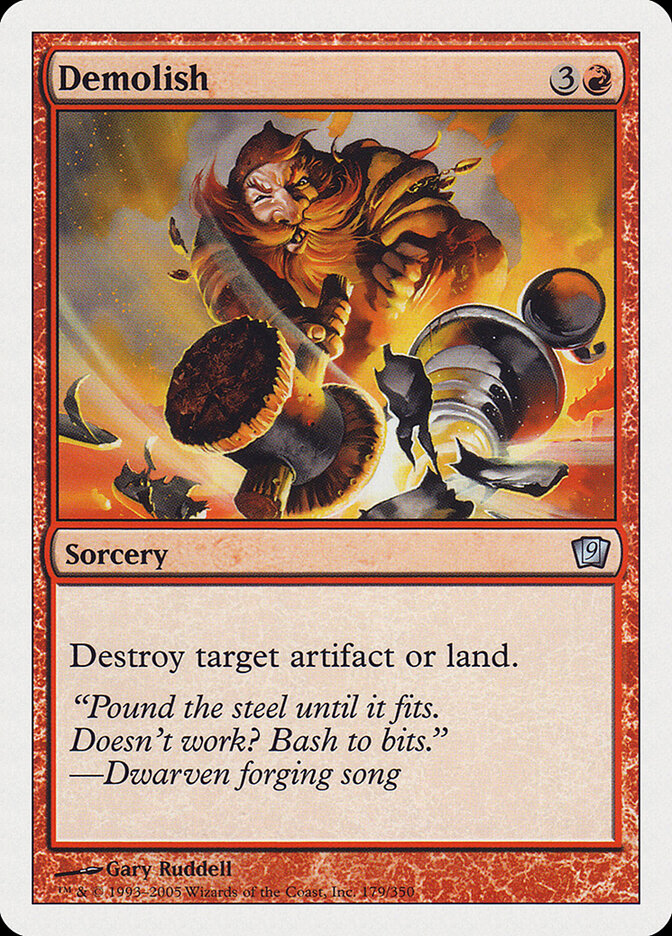 Demolish - carta Magic The Gathering