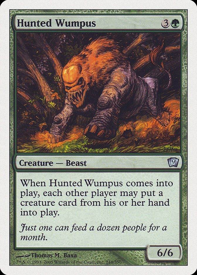 Hunted Wumpus - carta Magic The Gathering