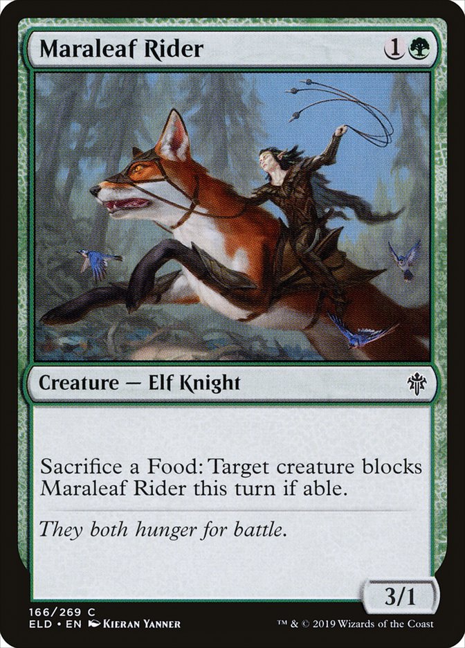 Maraleaf Rider - carta Magic The Gathering