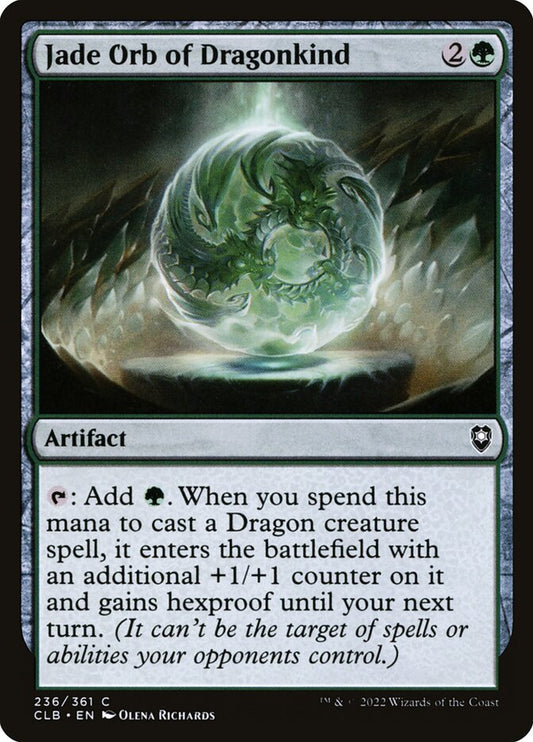 Jade Orb of Dragonkind - CLB-236-NF-STD