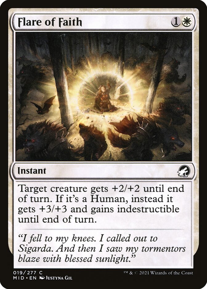 Flare of Faith - carta Magic The Gathering