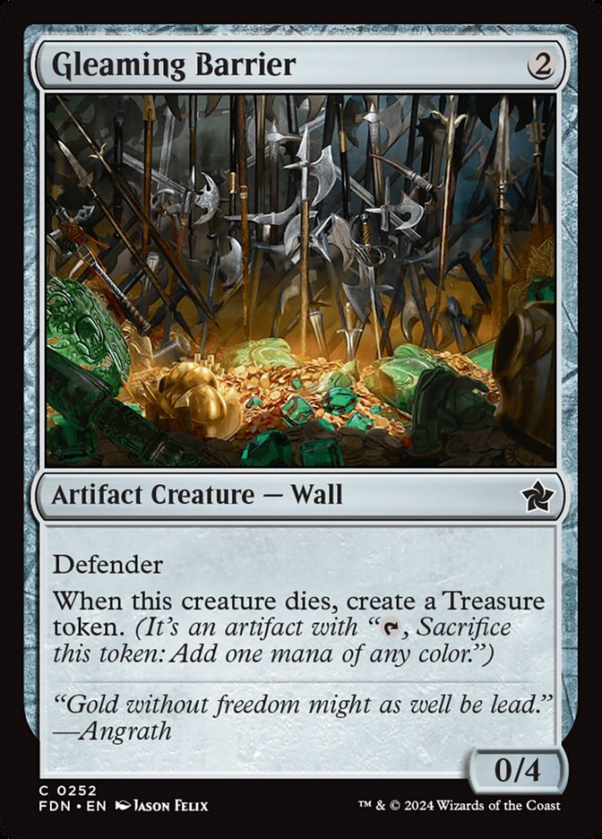 Gleaming Barrier - carta Magic The Gathering