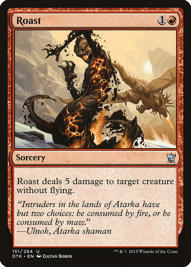 Roast - carta Magic The Gathering