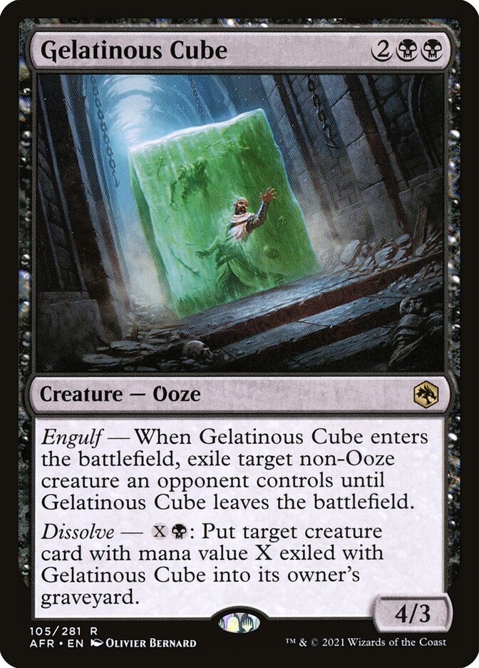 Gelatinous Cube - carta Magic The Gathering