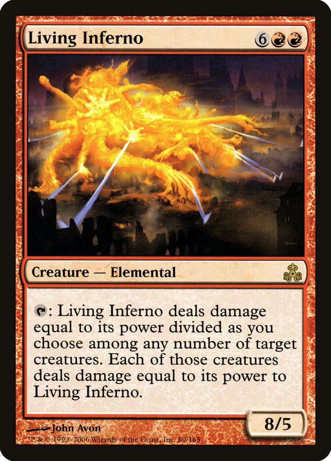 Living Inferno - carta Magic The Gathering