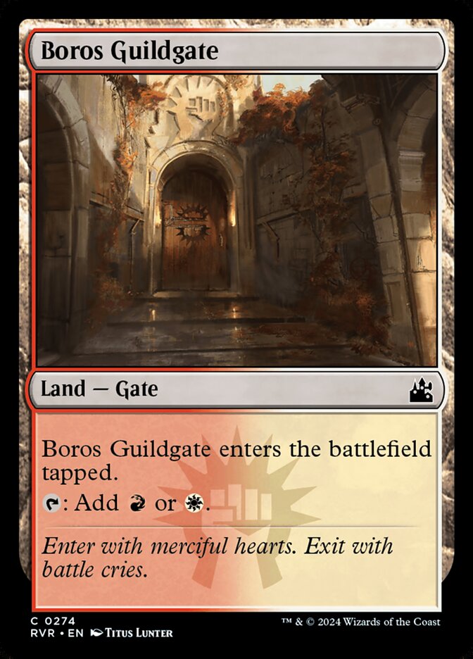 Boros Guildgate - carta Magic The Gathering