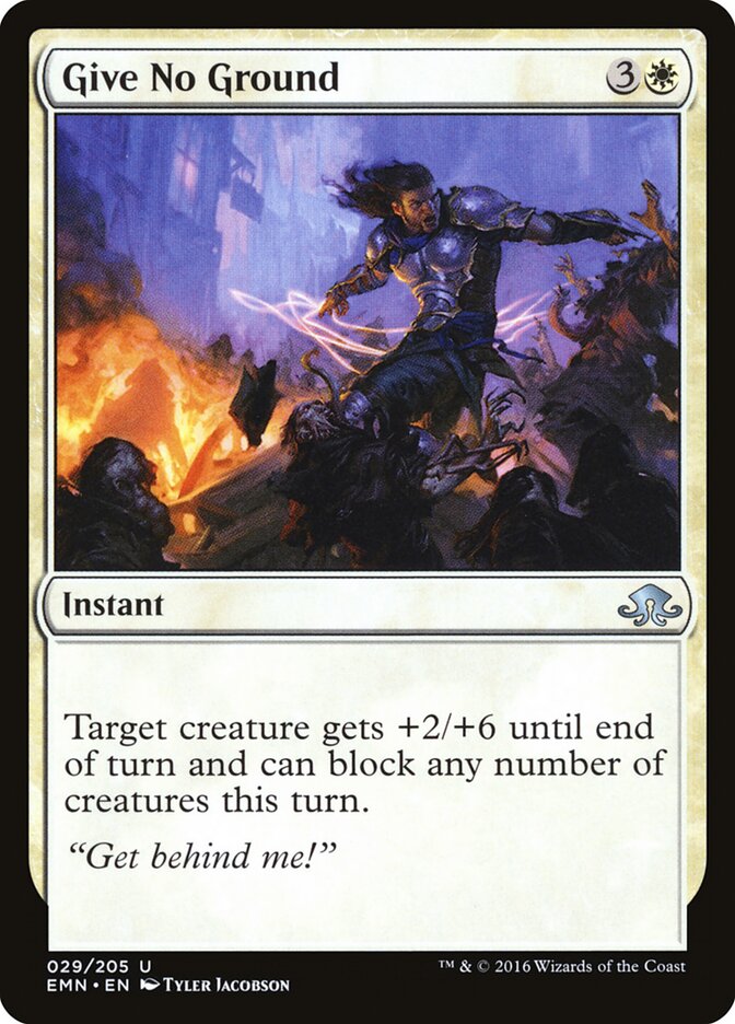 Give No Ground - carta Magic The Gathering