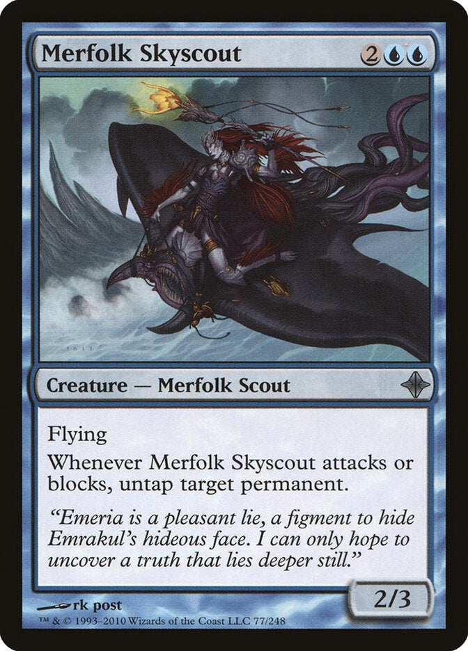 Merfolk Skyscout - carta Magic The Gathering