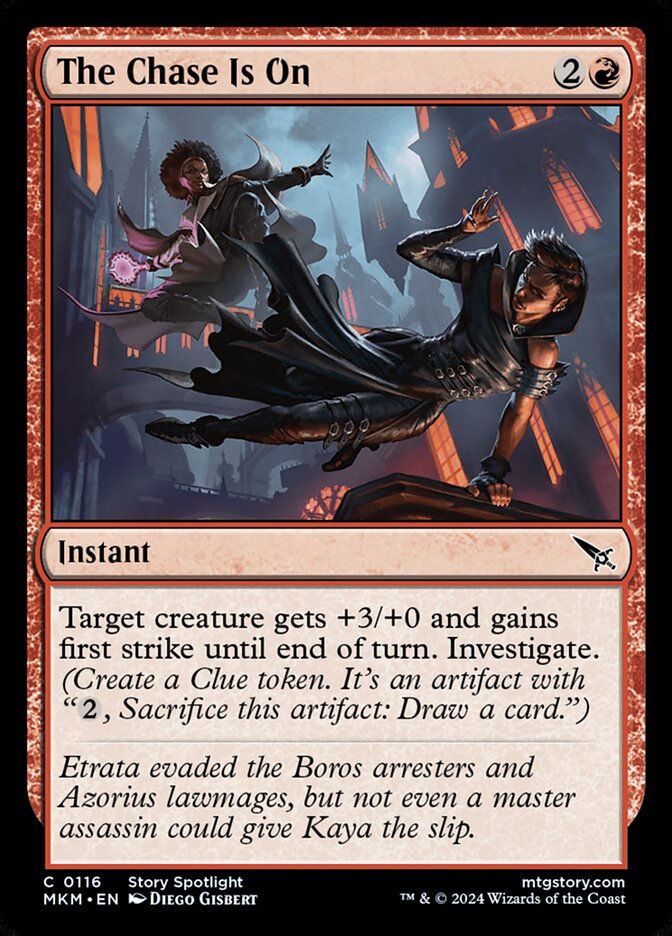 The Chase Is On - carta Magic The Gathering