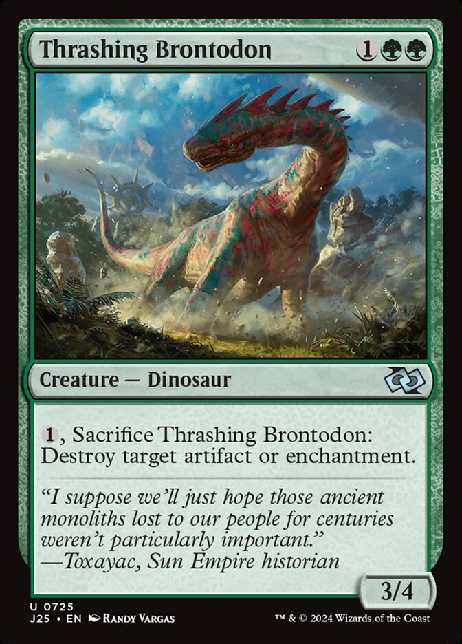 Thrashing Brontodon - J25-725-NF-STD