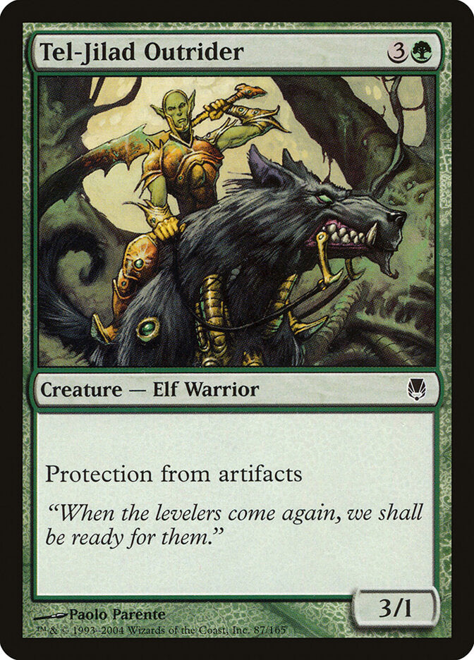 Tel-Jilad Outrider - carta Magic The Gathering
