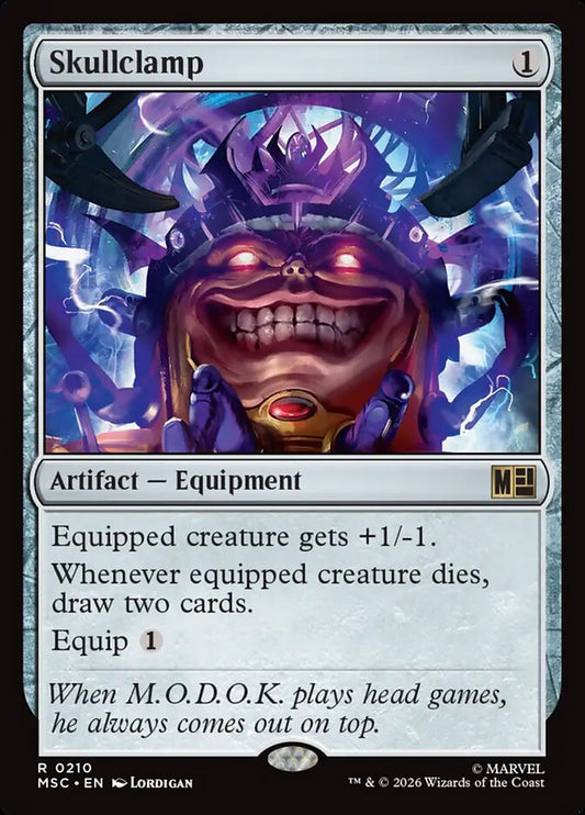 Skullclamp - carta Magic The Gathering