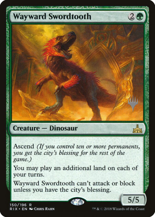 Wayward Swordtooth - carta Magic The Gathering