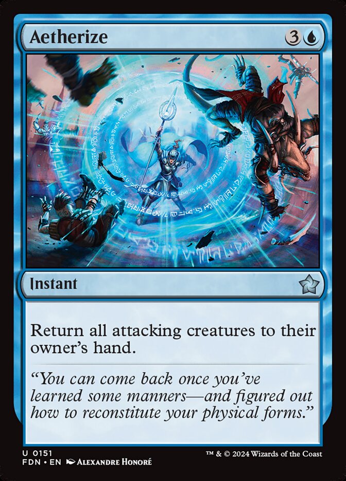 Aetherize - carta Magic The Gathering