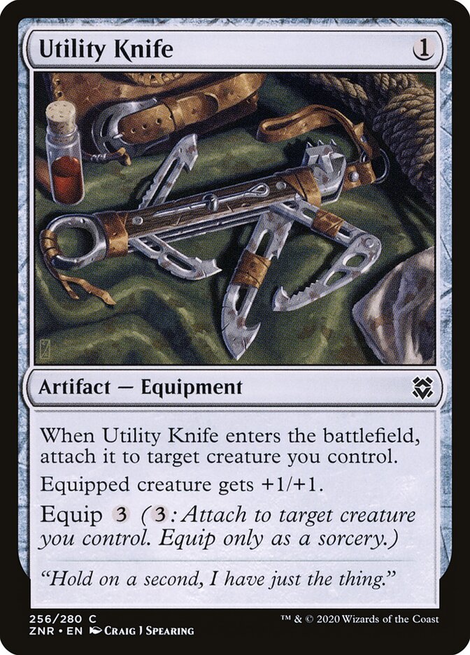 Utility Knife - carta Magic The Gathering