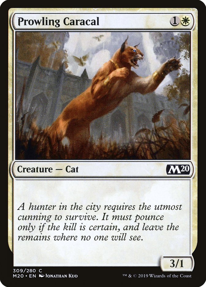 Prowling Caracal - carta Magic The Gathering