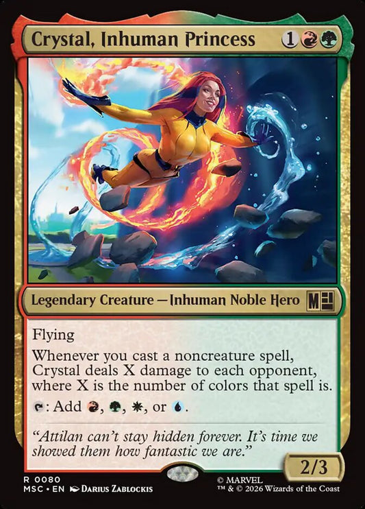 Crystal, Inhuman Princess - carta Magic The Gathering