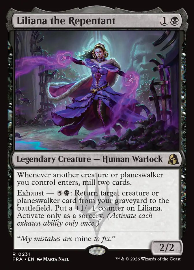 Liliana the Repentant - carta Magic The Gathering