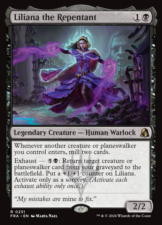 Liliana the Repentant - carta Magic The Gathering