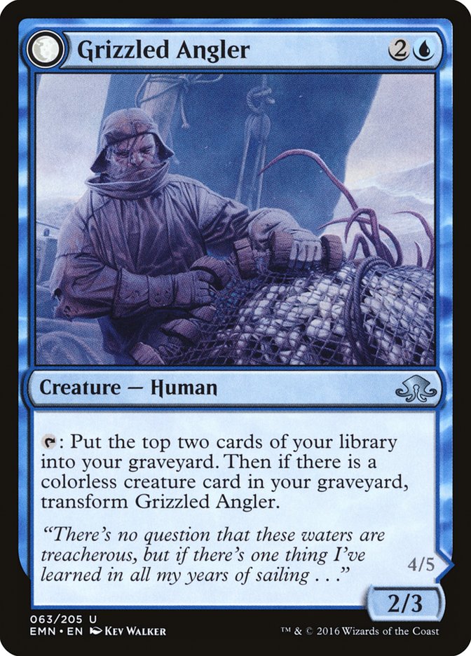 Grizzled Angler - carta Magic The Gathering