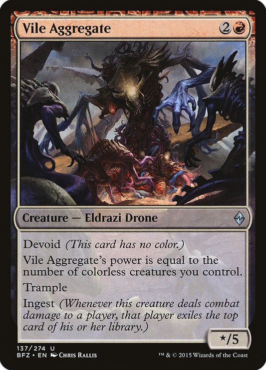 Vile Aggregate - BFZ-137-NF-DVD