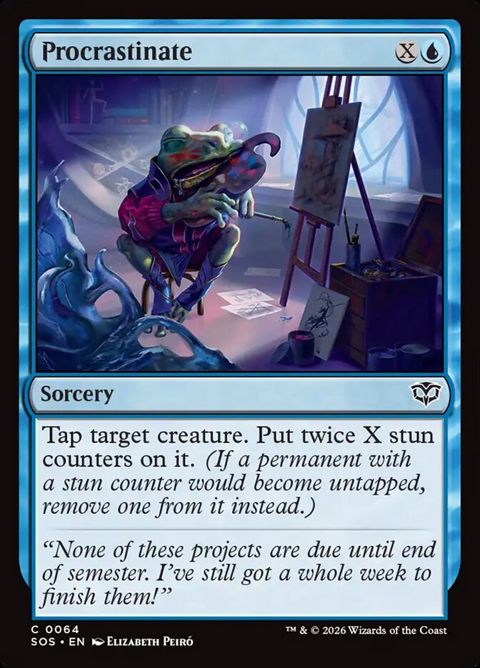 Procrastinate - carta Magic The Gathering