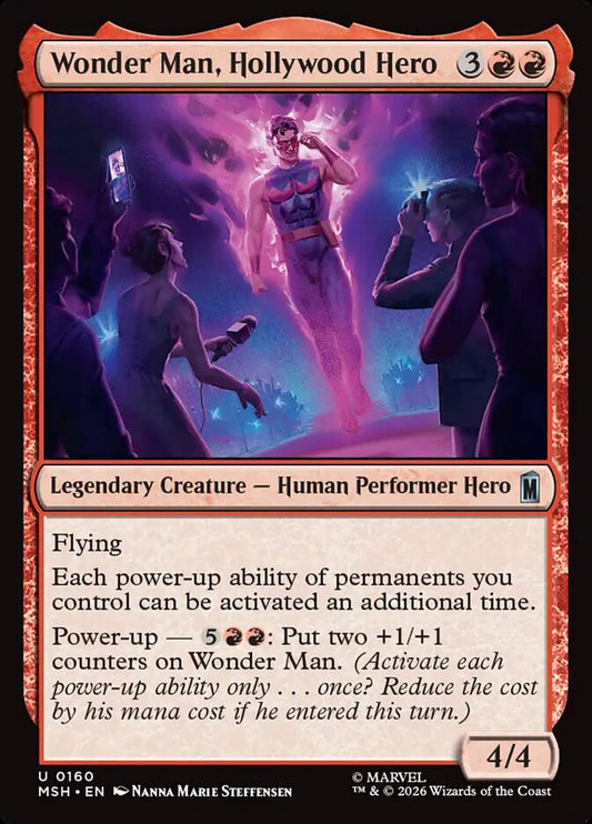Wonder Man, Hollywood Hero - carta Magic The Gathering