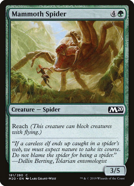 Mammoth Spider - M20-181-NF-STD