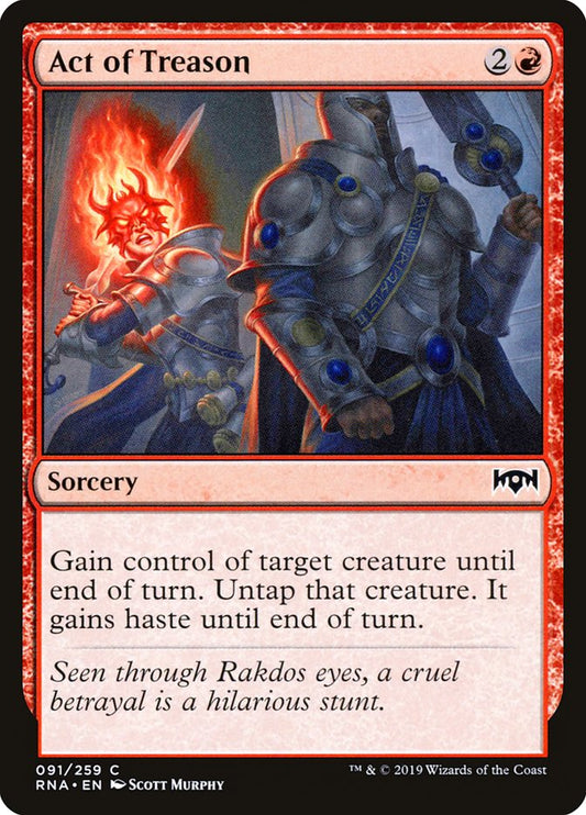 Act of Treason - carta Magic The Gathering