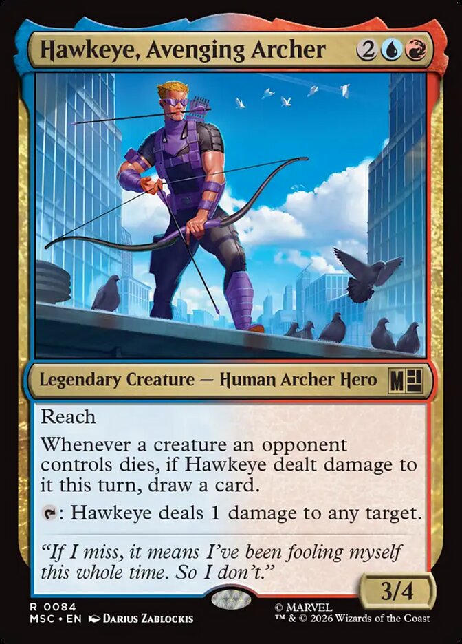 Hawkeye, Avenging Archer - carta Magic The Gathering