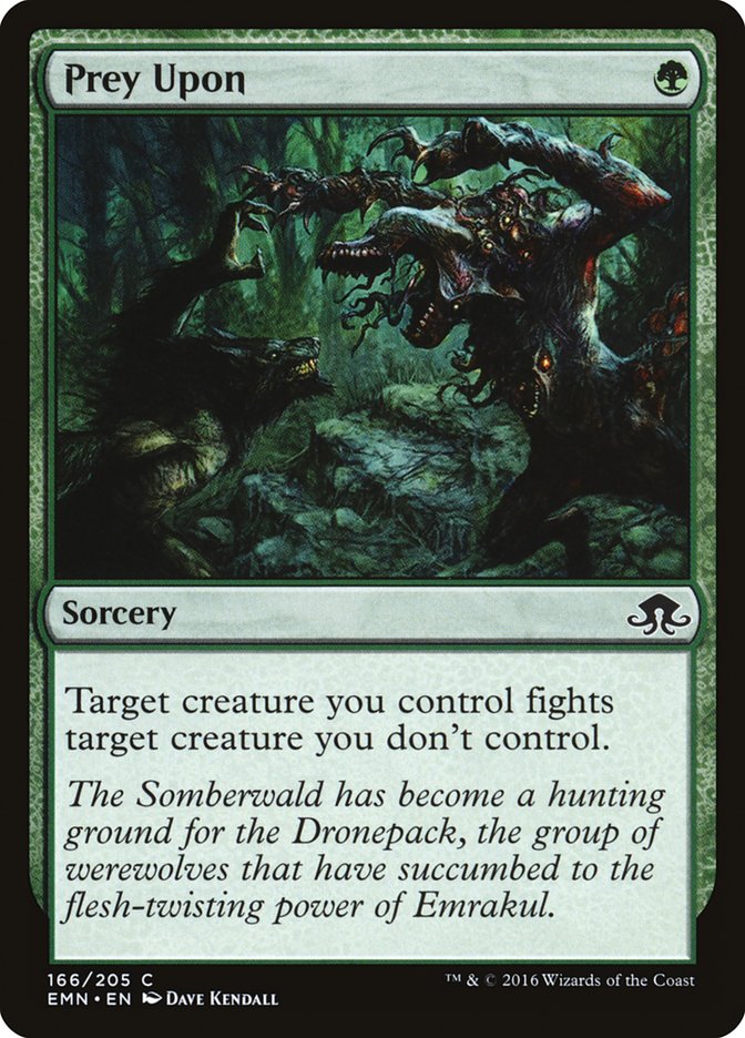 Prey Upon - carta Magic The Gathering