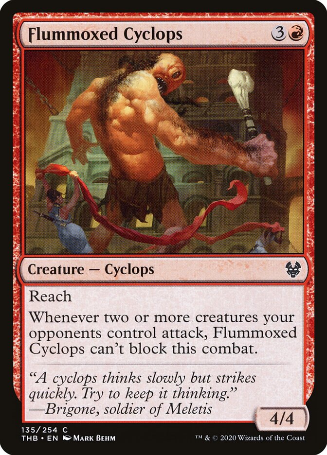 Flummoxed Cyclops - carta Magic The Gathering