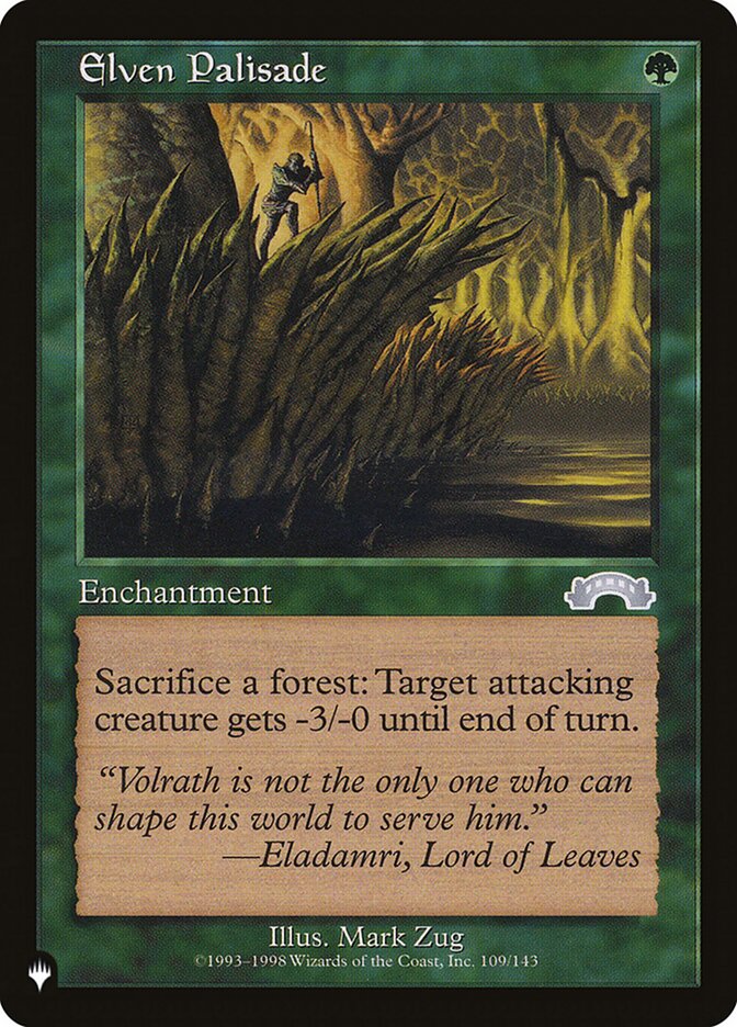 Elven Palisade - carta Magic The Gathering